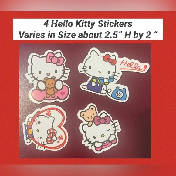 Hello Kitty Backpack Bundle Lot 89 New Pieces of Fun Some Sanrio some nonbrand